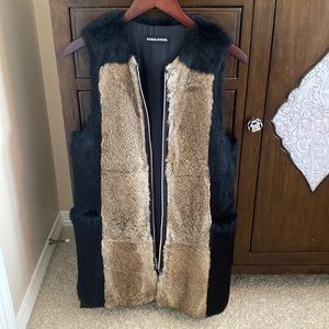 Gorgeous Rabbit fur vest, size 38 made in Spain.